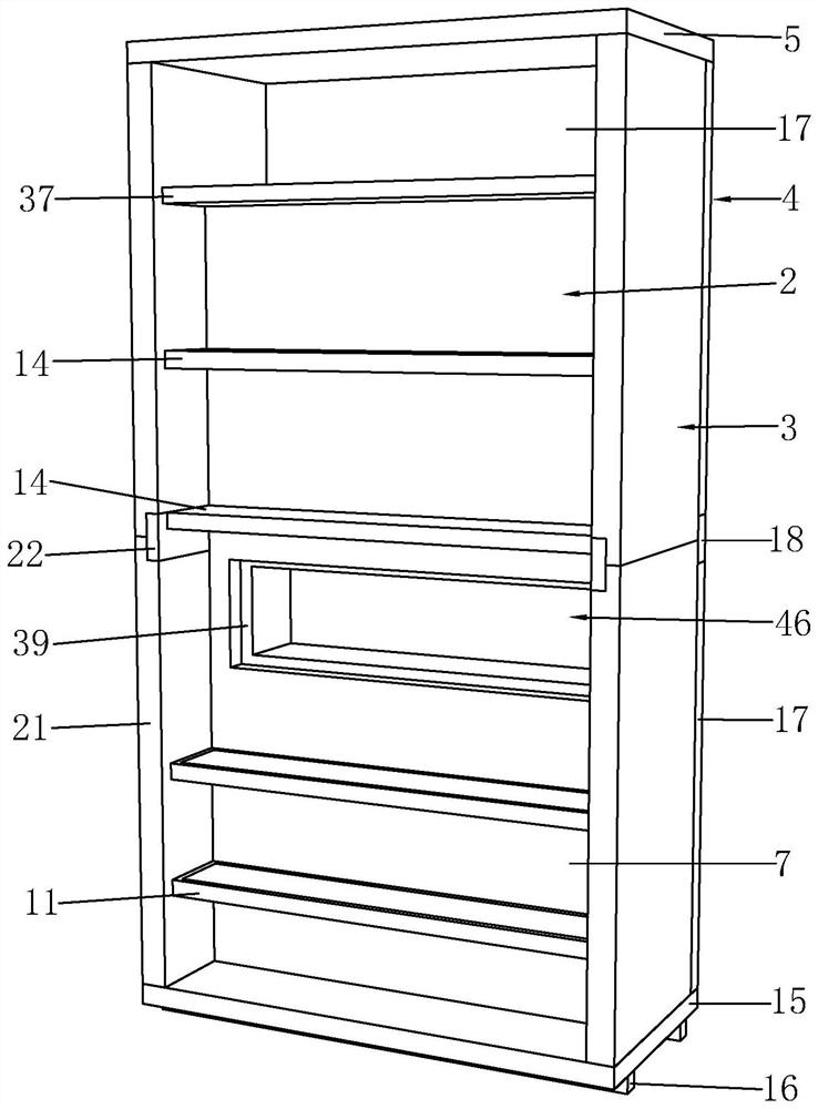 Lifting wardrobe and mounting method thereof