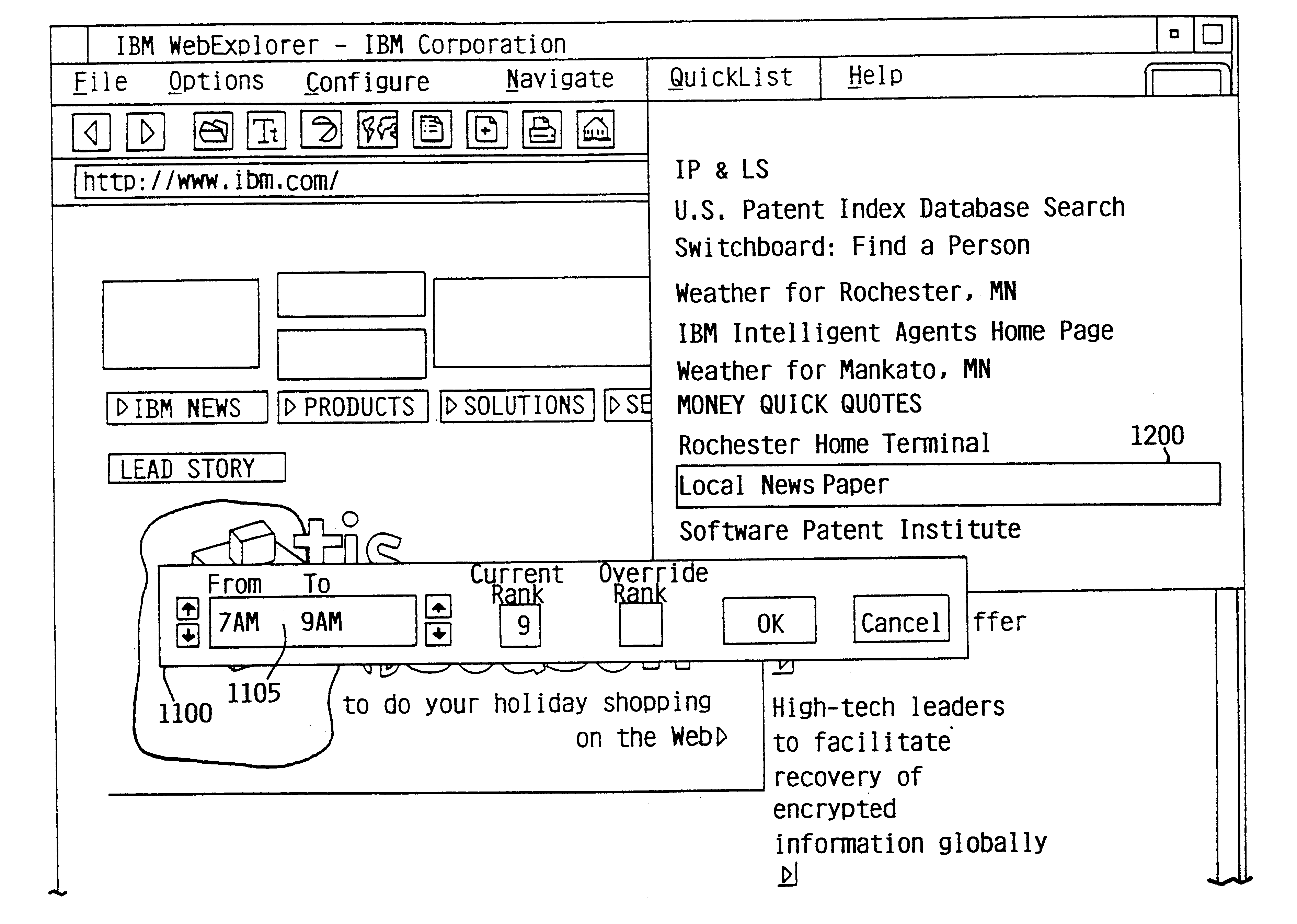 Menu management mechanism that displays menu items based on multiple heuristic factors