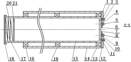 Rotary-blade type high-branch fruit-picking scissors