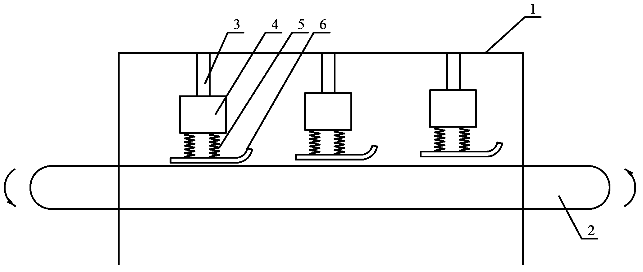 Corrugated paper board bonding device