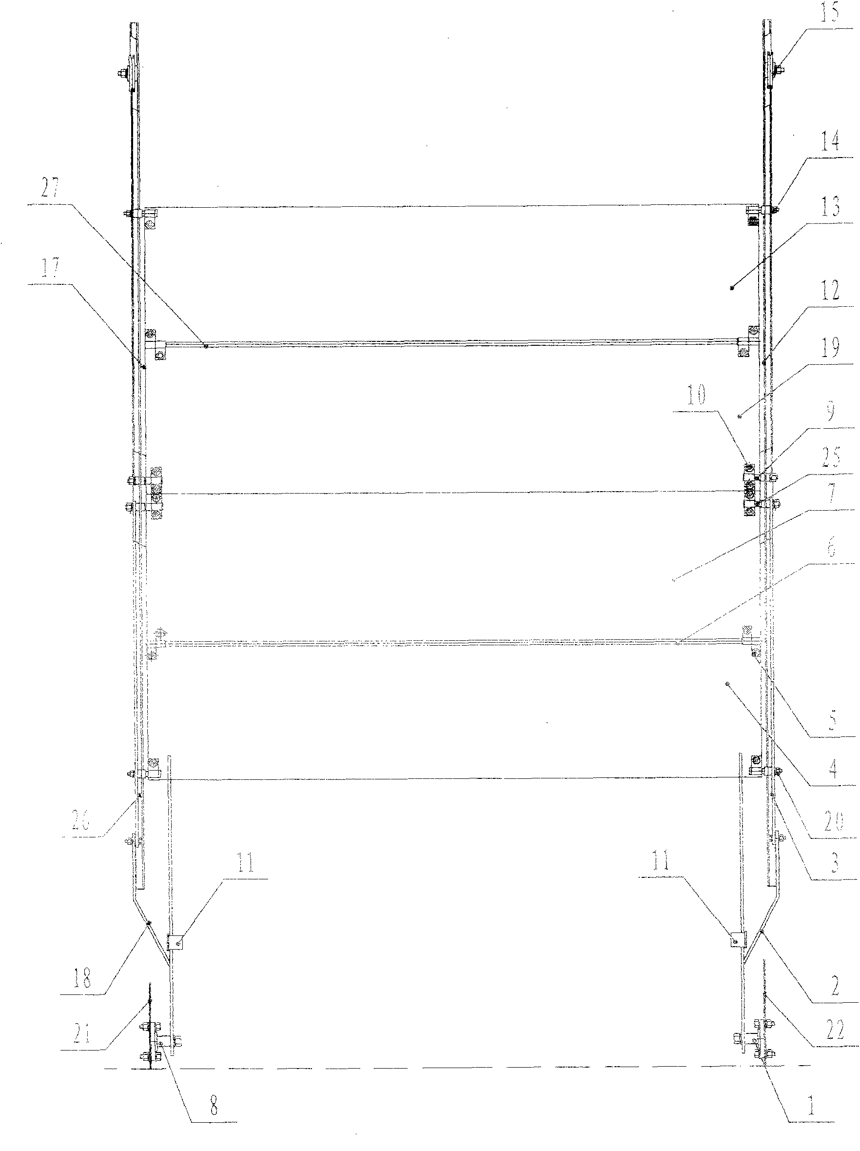 Novel switch cabinet valve mechanism