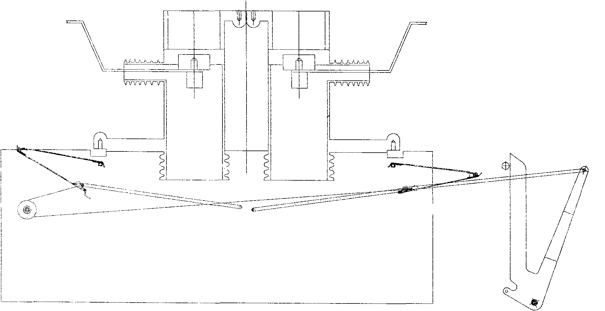 Novel switch cabinet valve mechanism