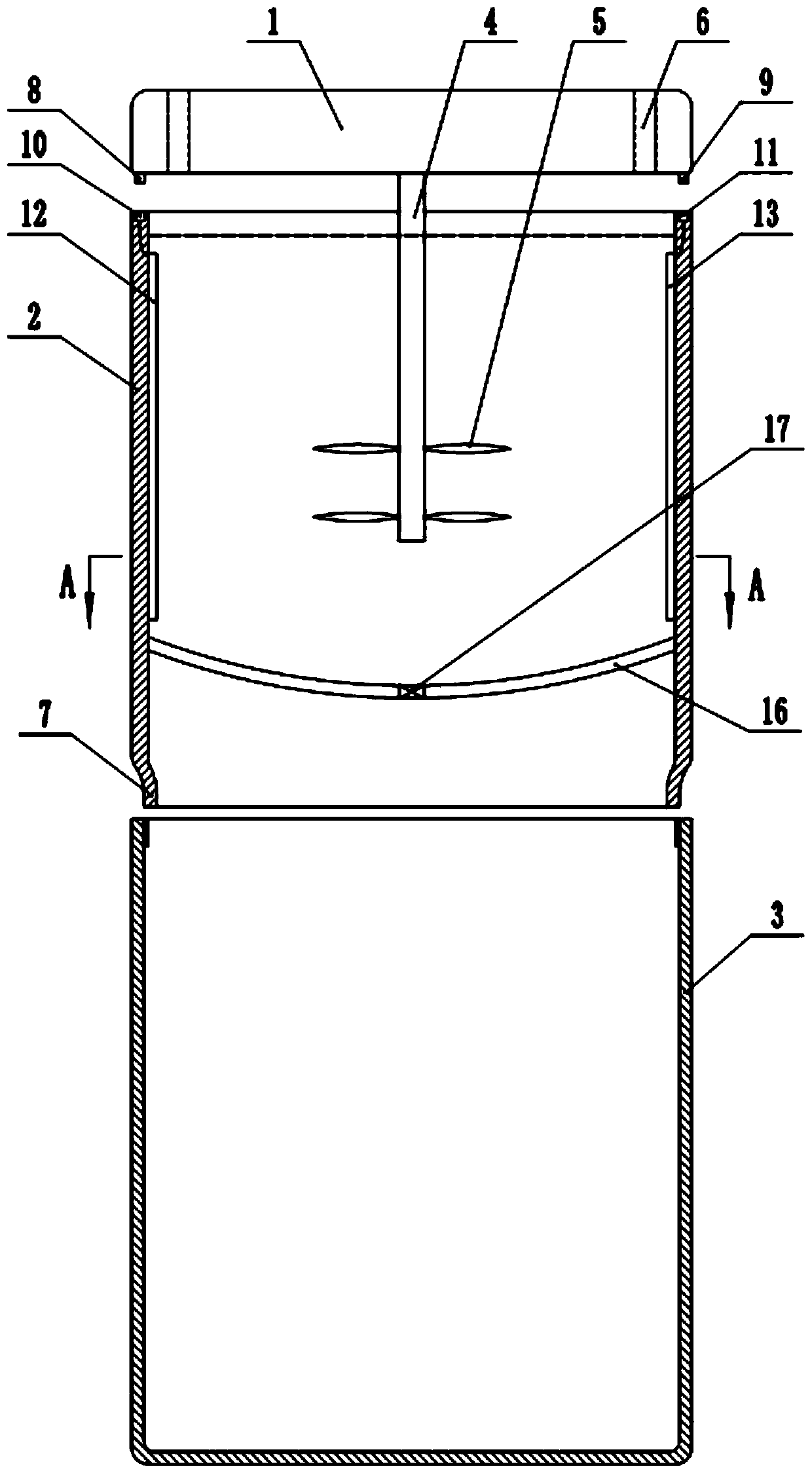 Split type deuterium-depleted water cup