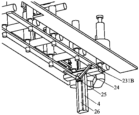 A fully automatic aluminum film sticking machine