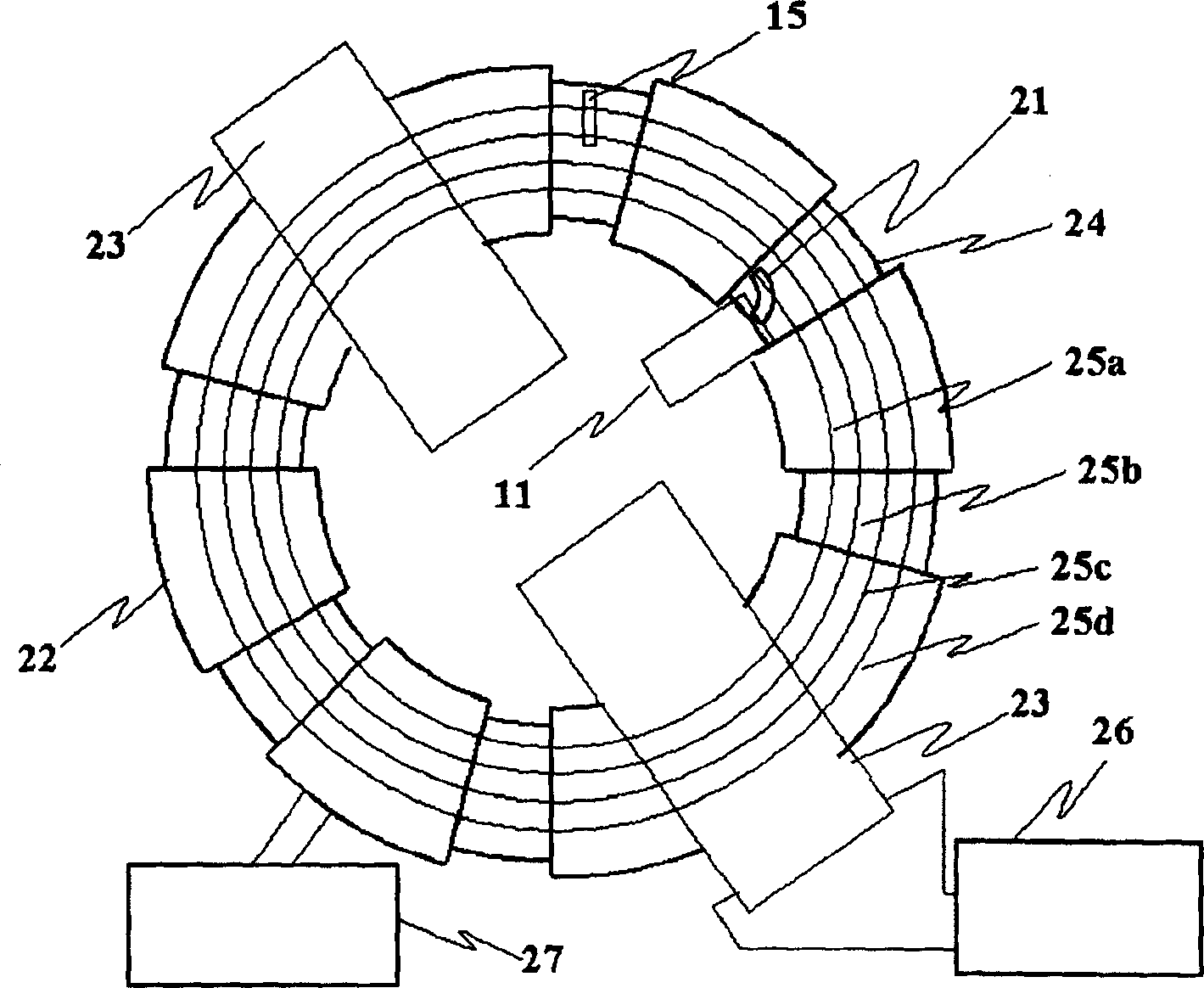 Electromagnetic wave generating device
