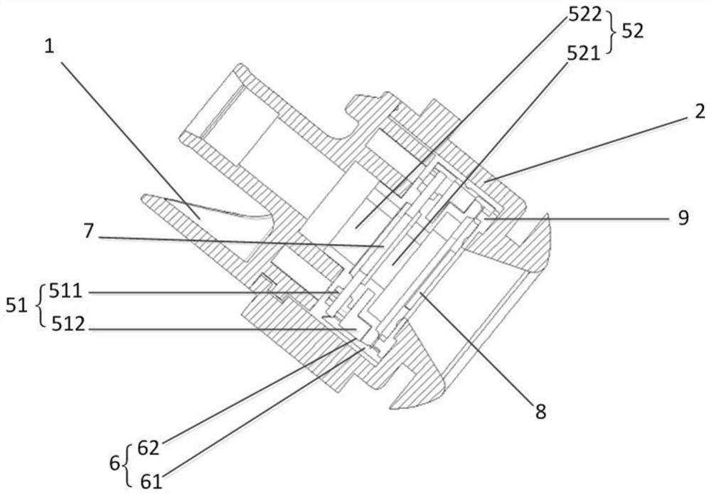 Atomization device used for clothes treatment equipment and clothes treatment equipment