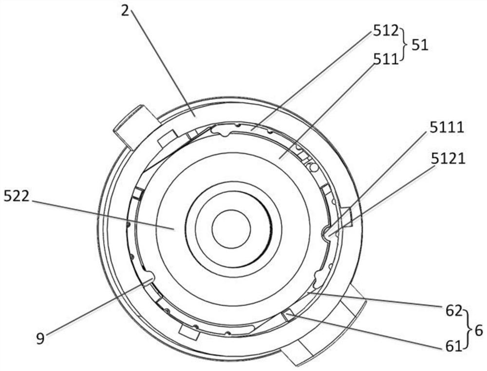 Atomization device used for clothes treatment equipment and clothes treatment equipment