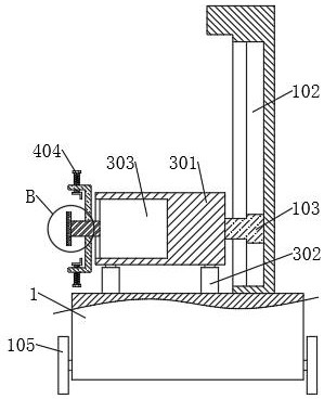 Side edge grinding device for plate machining