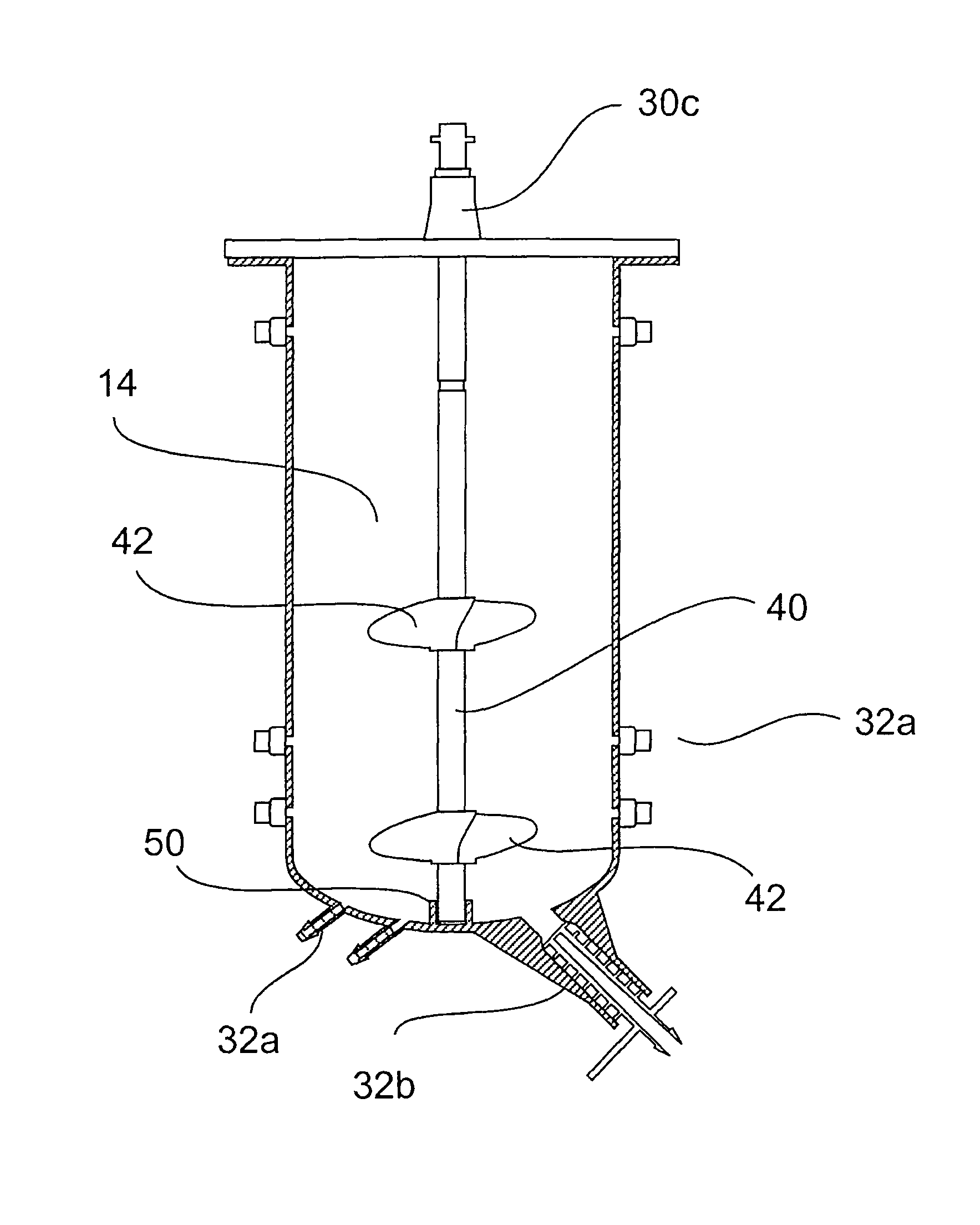 Stirred tank bioreactor