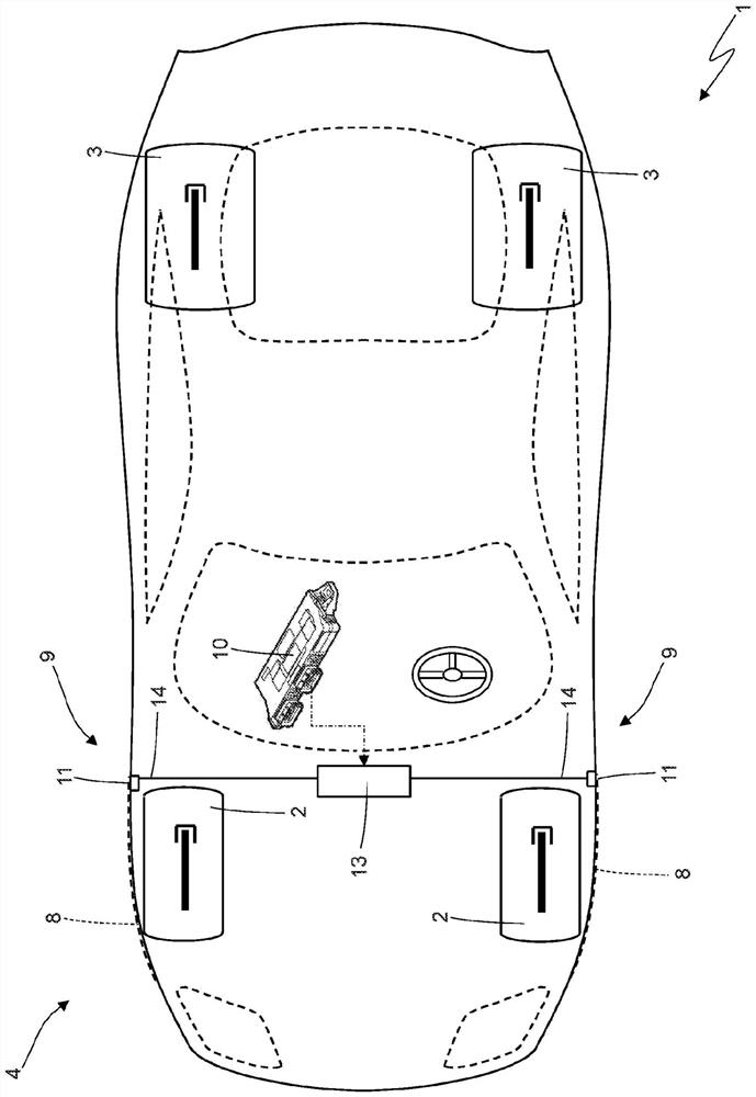 Motor vehicle with wheel fairing