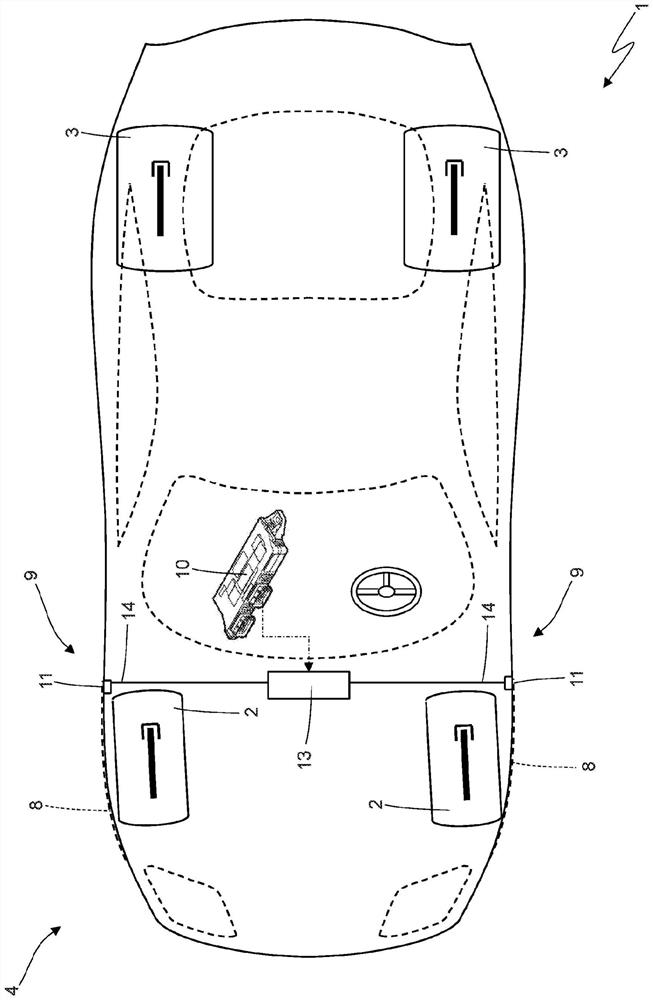 Motor vehicle with wheel fairing