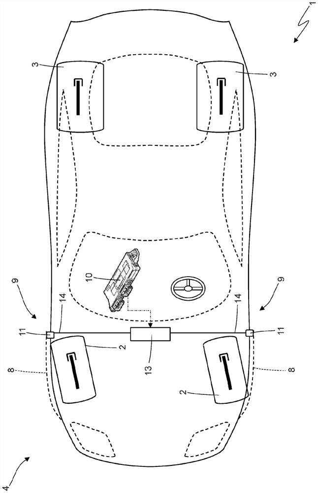 Motor vehicle with wheel fairing