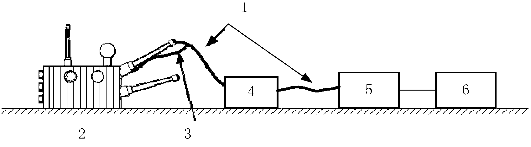 Method for testing impedance characteristic of large electrical equipment based on frequency-sweep method