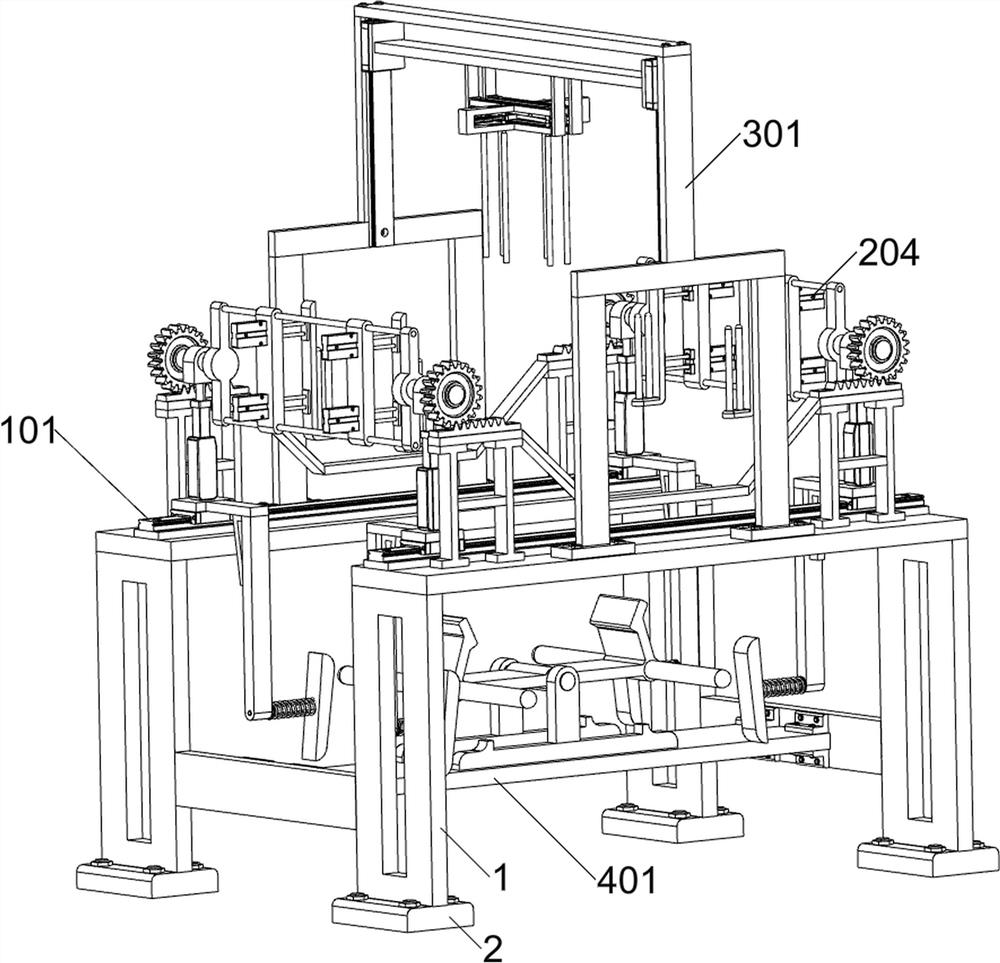 Curved screen packaging and transporting device with impact-resistant protection function