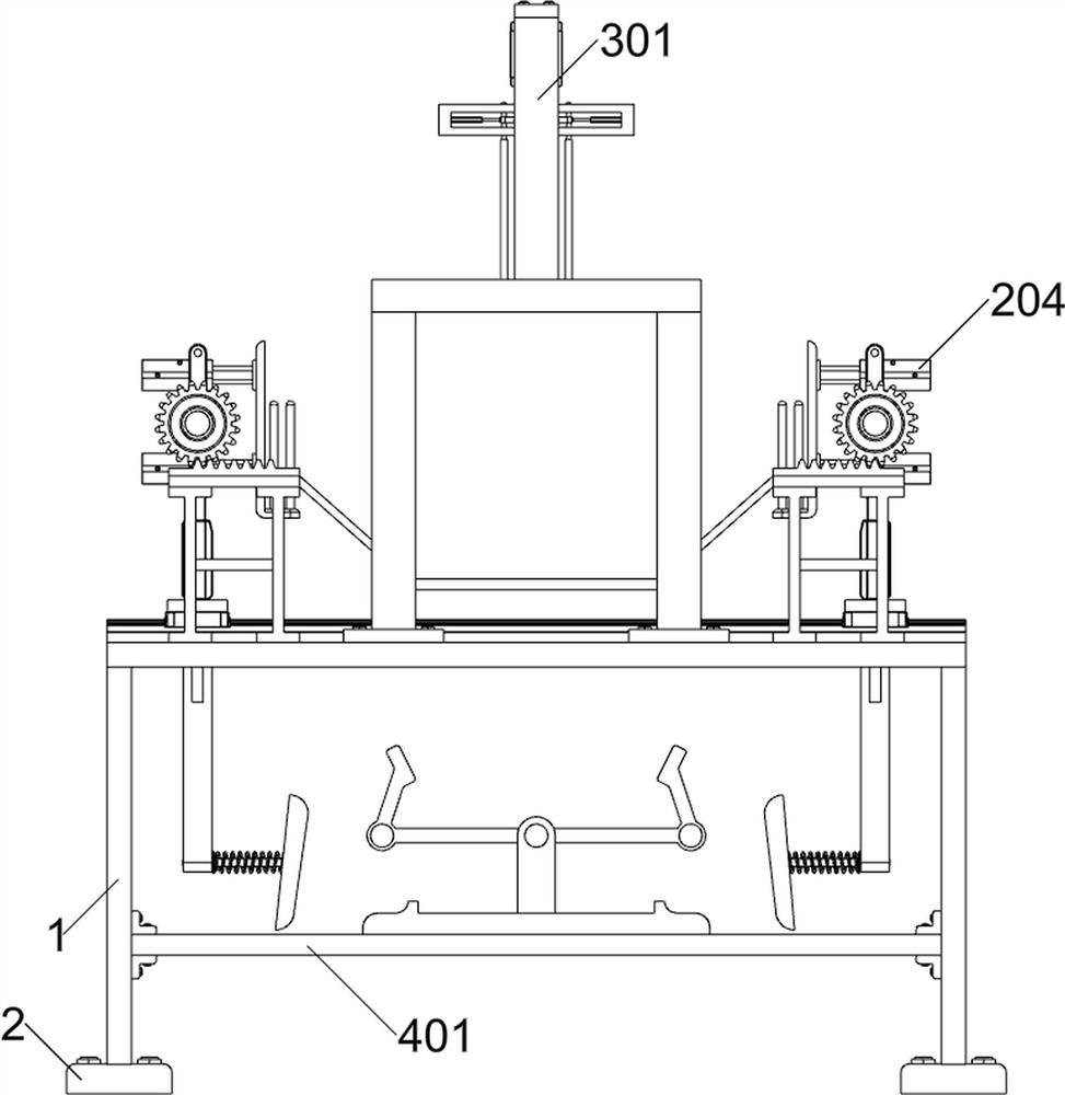 Curved screen packaging and transporting device with impact-resistant protection function