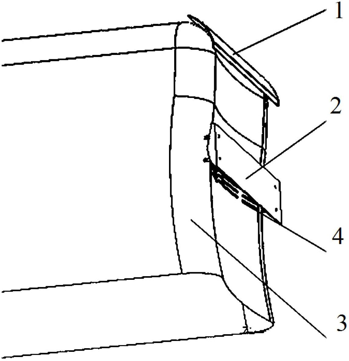 Passenger car rear body capable of effectively cooling engine cabin