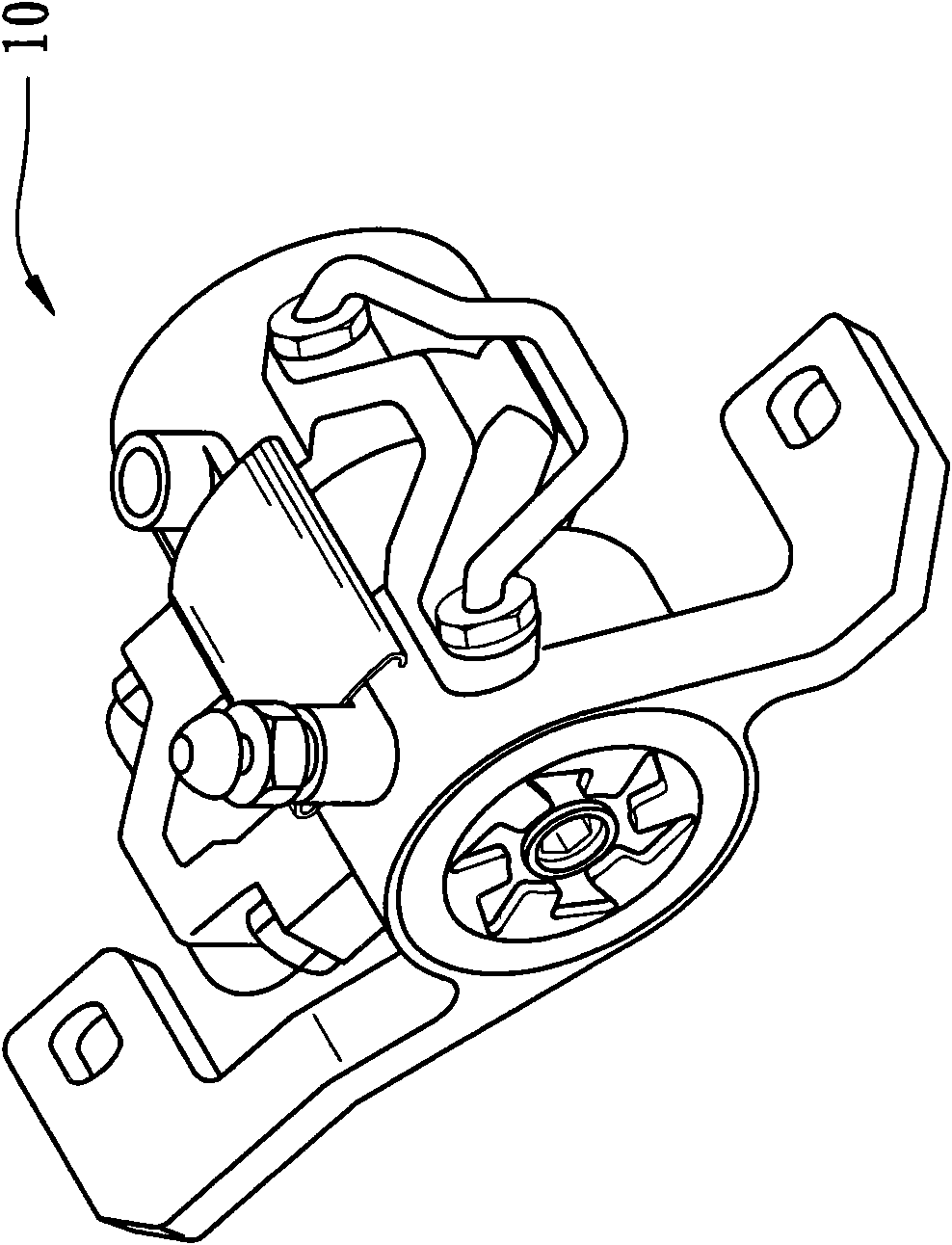 Oil hydraulic cylinder for braking