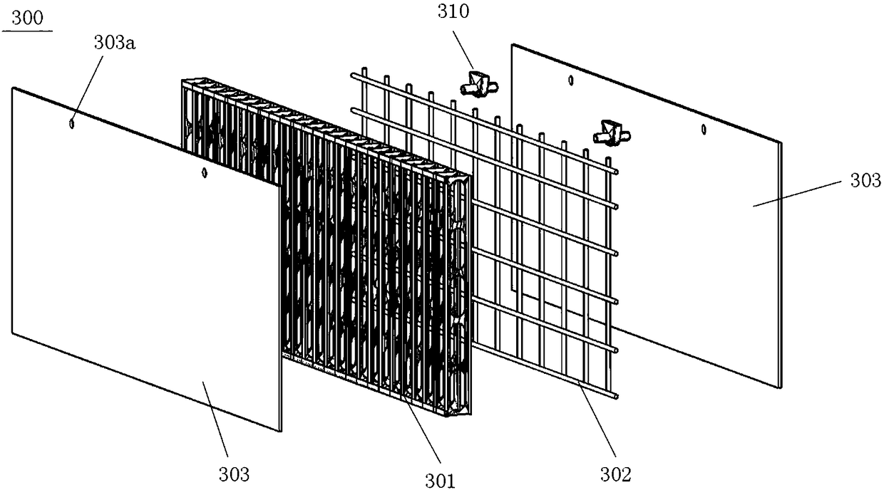 Assembled integral type energy-consuming framework wallboard system and construction method