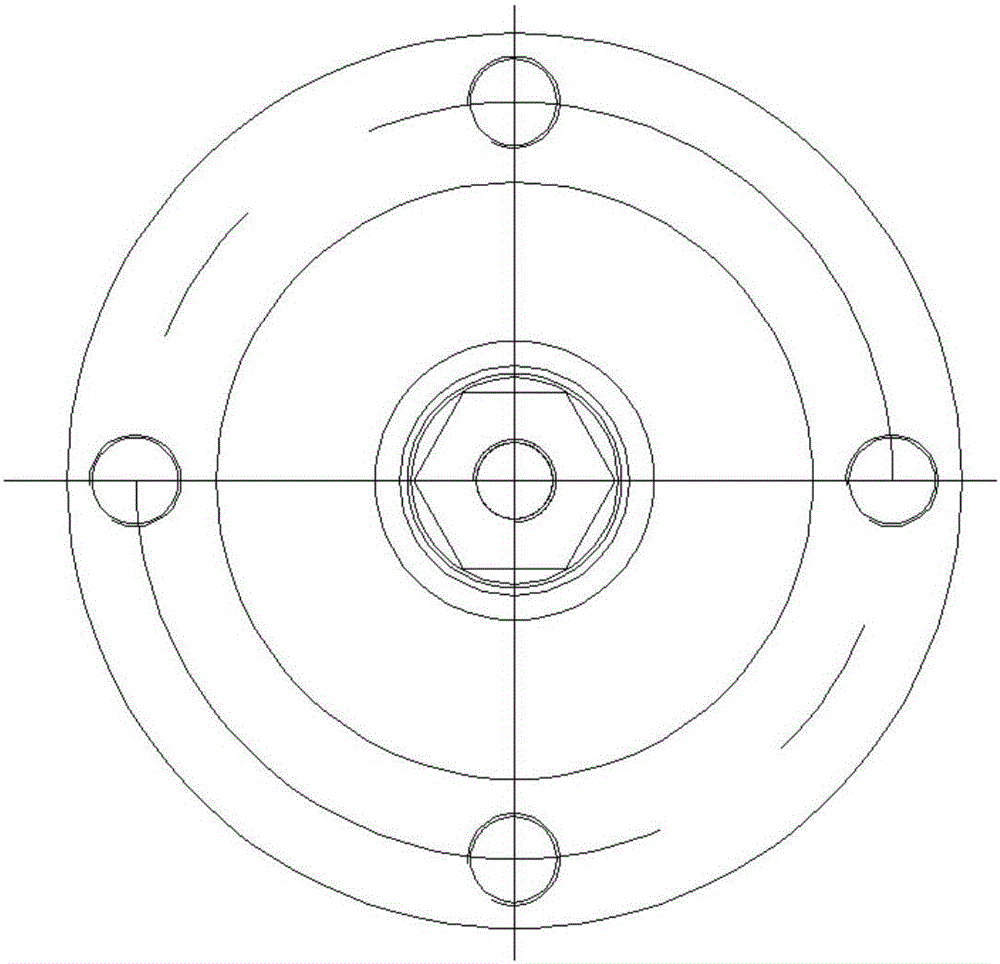 F-shaped damping type vibration isolator free of harmonic peak and damping module thereof