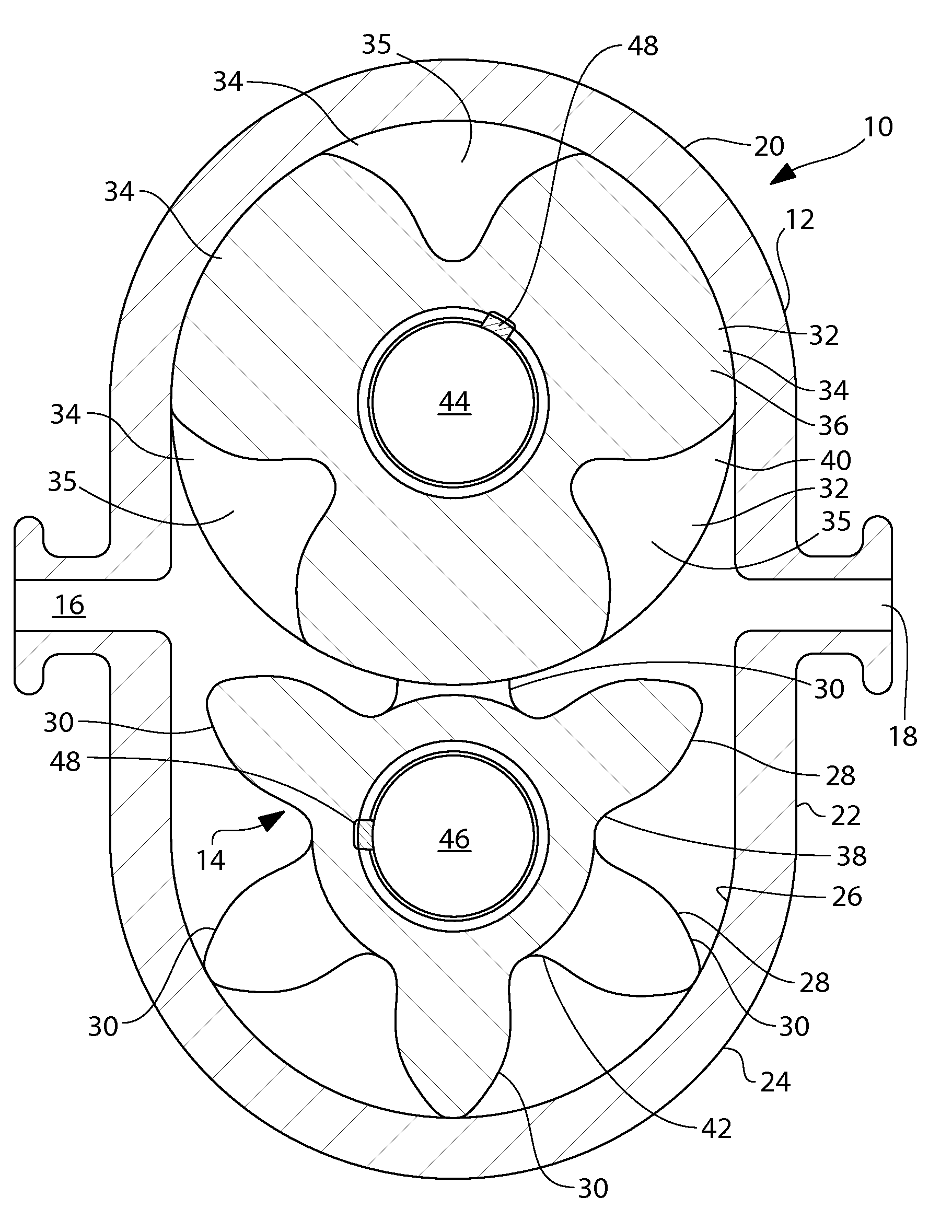 Toothed-Lobed Gear Pump