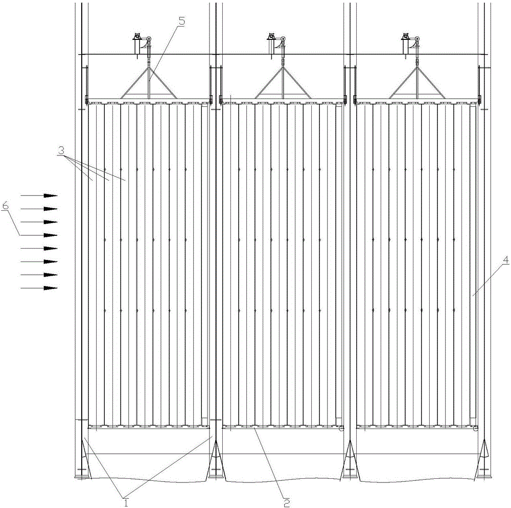 Groove netty secondary dust collecting device