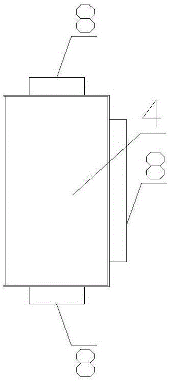 Groove netty secondary dust collecting device