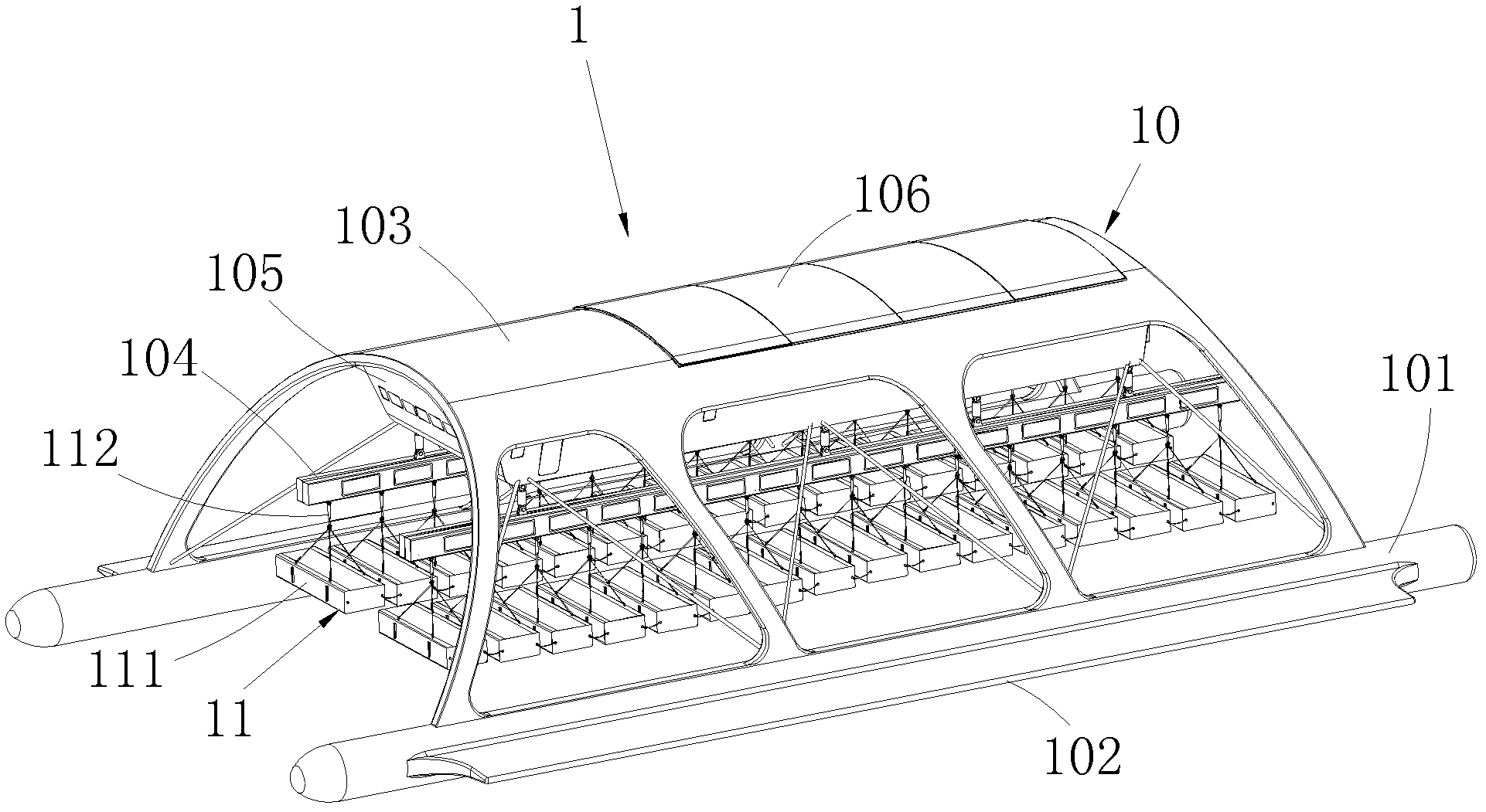 Wave energy converting device