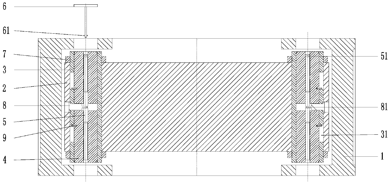 Rotary symmetric plug pin insertion mechanism and horizontal-type tension test machine