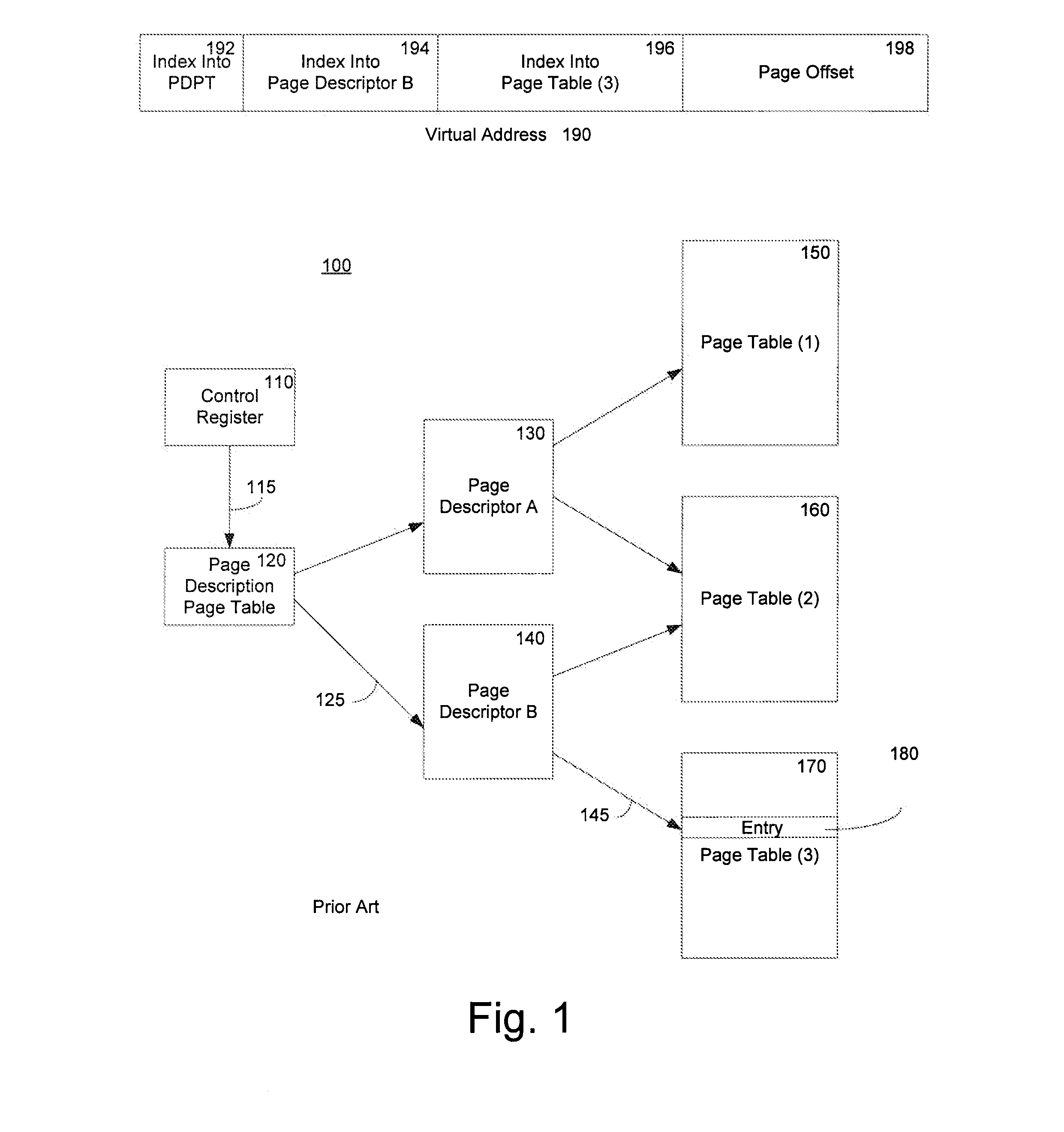 Method and System For Caching Address Translations From Multiple Address Spaces In Virtual Machines