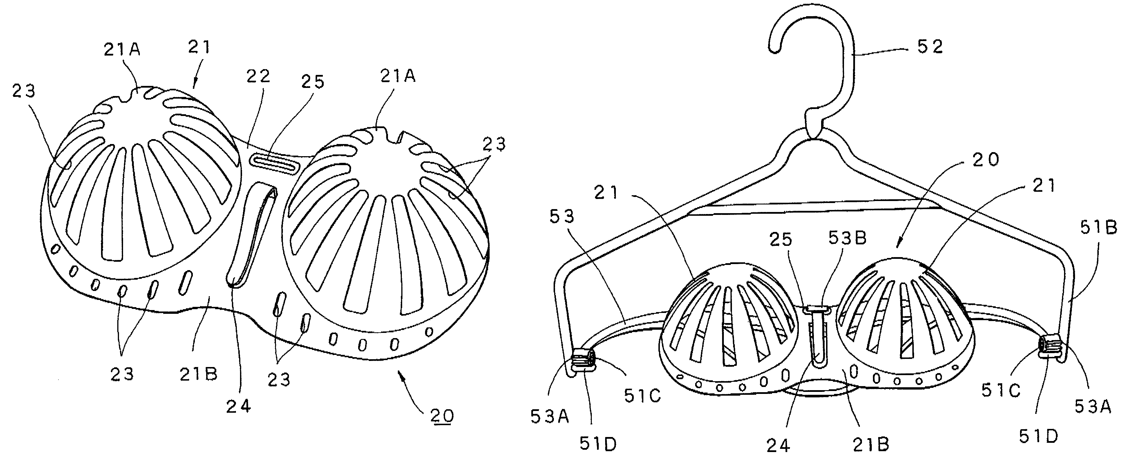 Brassier washing utensil