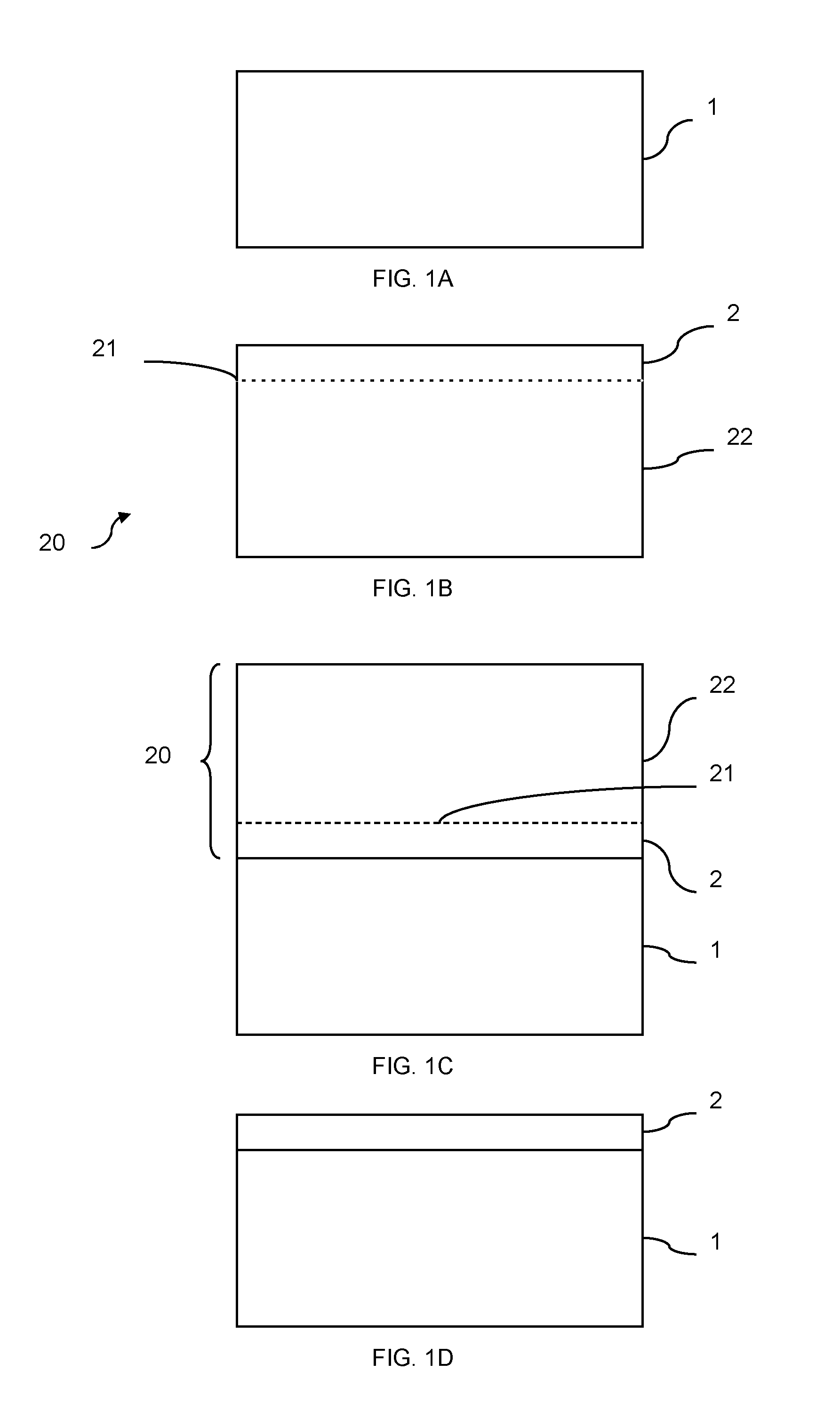 Electronic device for radiofrequency or power applications and process for manufacturing such a device