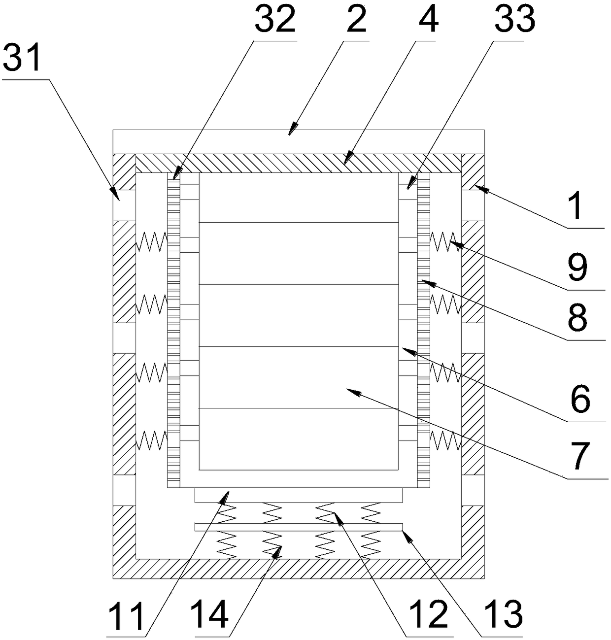 Ventilation transport box equipment assembly