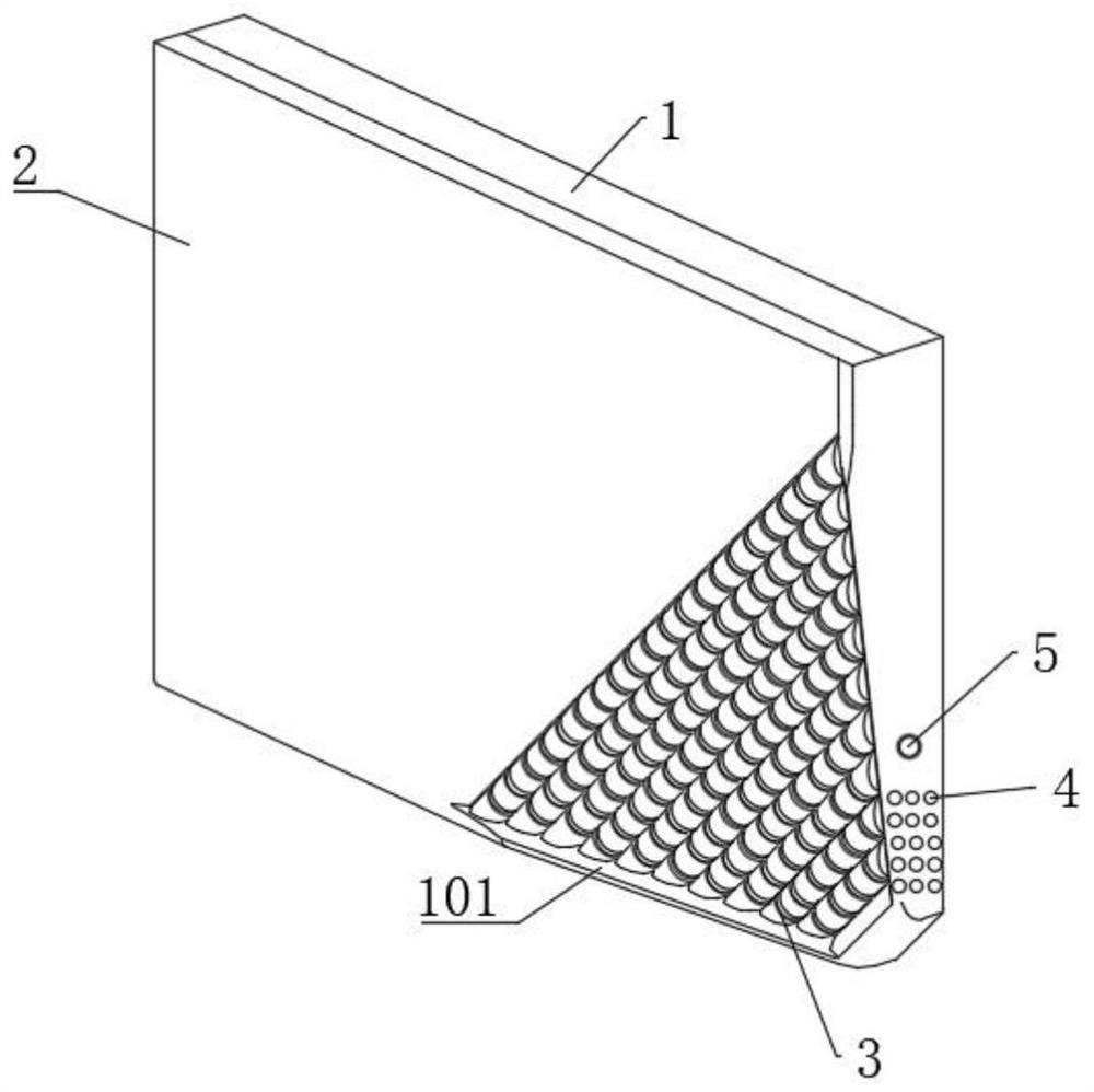 Self-guiding type escalator head-bump prevention protection plate