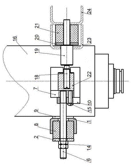 Rotating device energy absorption protection device