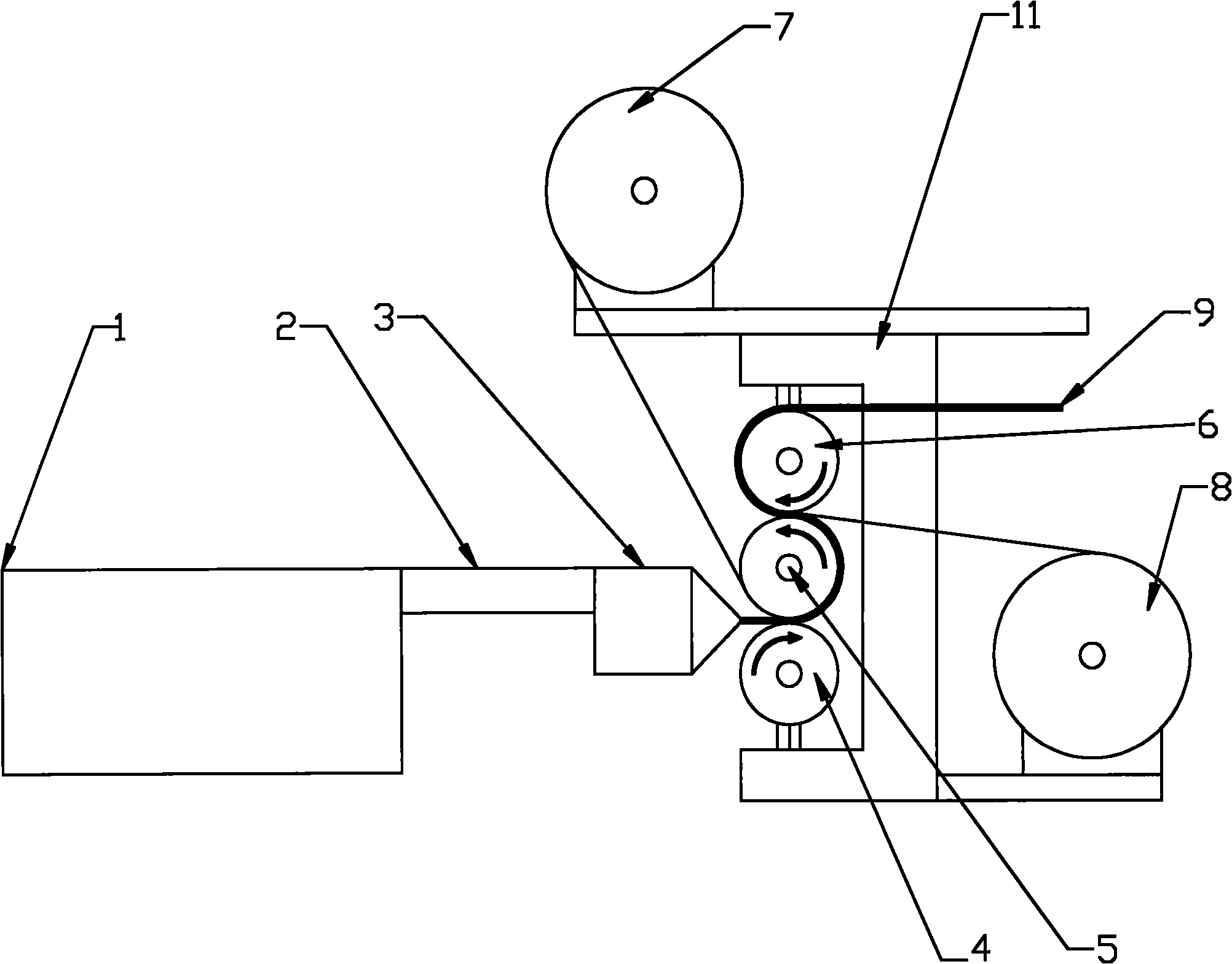 Making machine of PVC (Polyvinyl Chloride) foaming plate