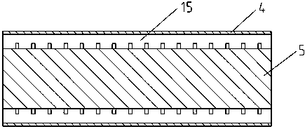 A corn threshing device with adjustable threshing gap