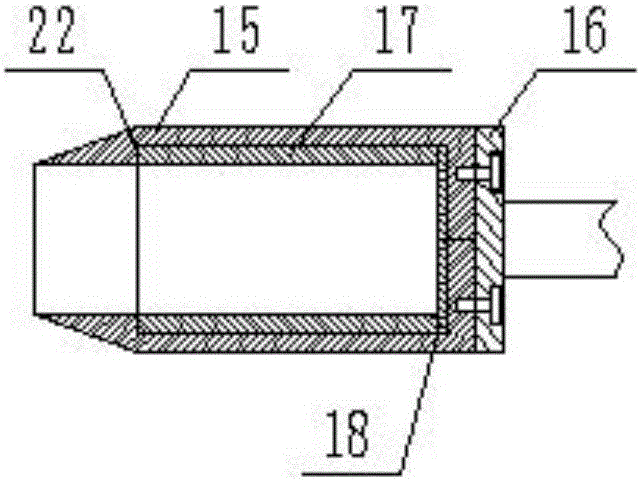 Soil cutting-ring layering synchronous sampling device