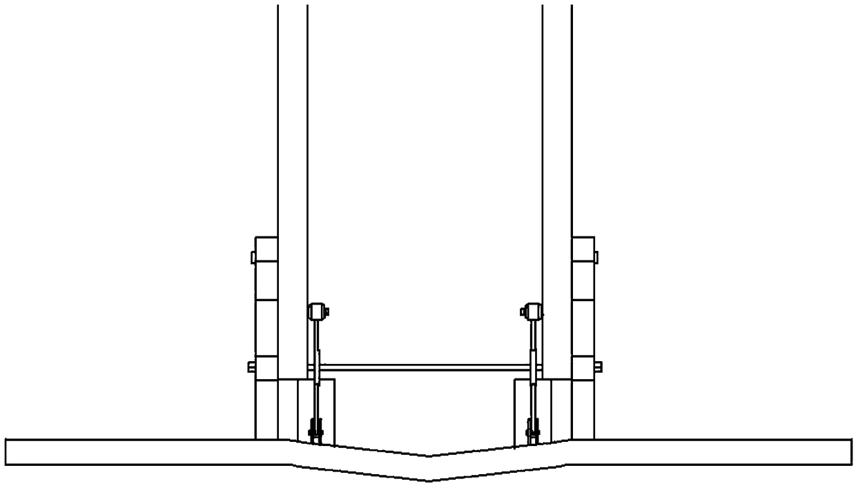 Energy absorbing type rear protection device capable of automatically adjusting height