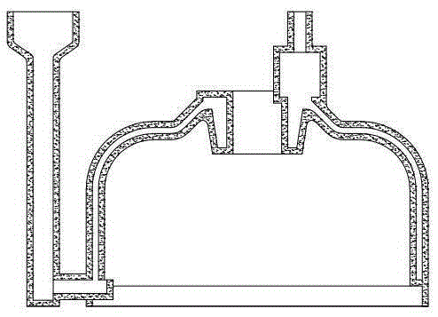 Die-free fast casting method based on fused deposition technology