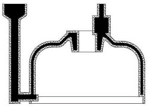 Die-free fast casting method based on fused deposition technology