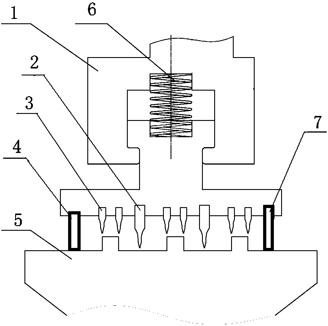 Contact type sealing structure suitable for supercritical carbon dioxide compression unit