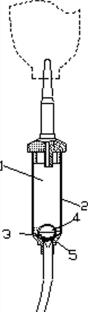 Method and device for automatically sealing two contact surfaces twice for drip injection