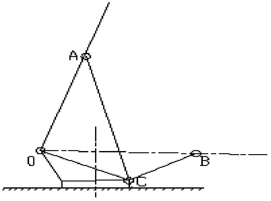 Modelica language-based simulation modeling method of amplitude-changing mechanism of automobile crane