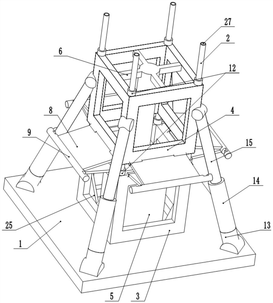 A construction method of long-span roof steel truss structure