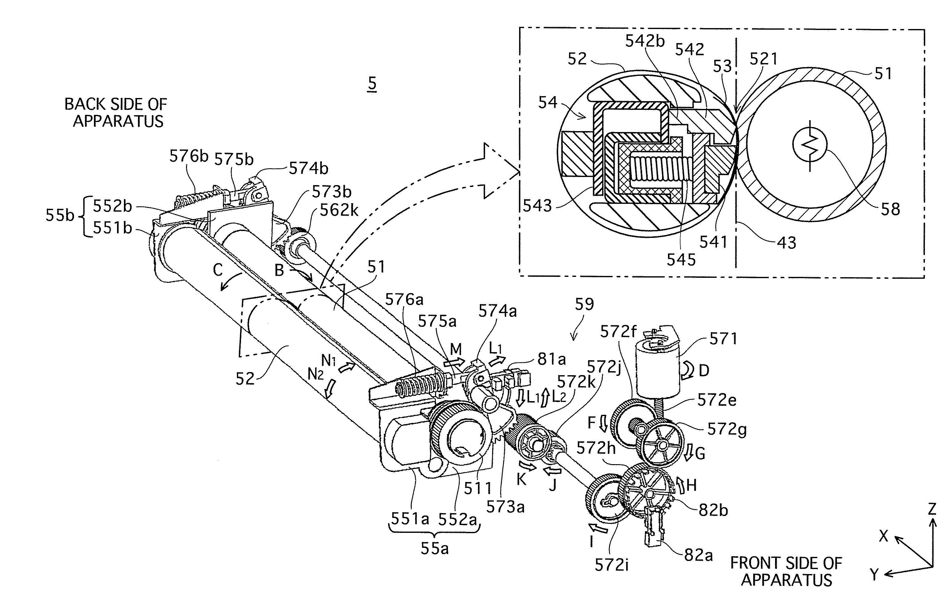 Fixing apparatus in which a fixing nip is secured by a pressure belt and a fixing roller, and image formation apparatus that includes the fixing apparatus