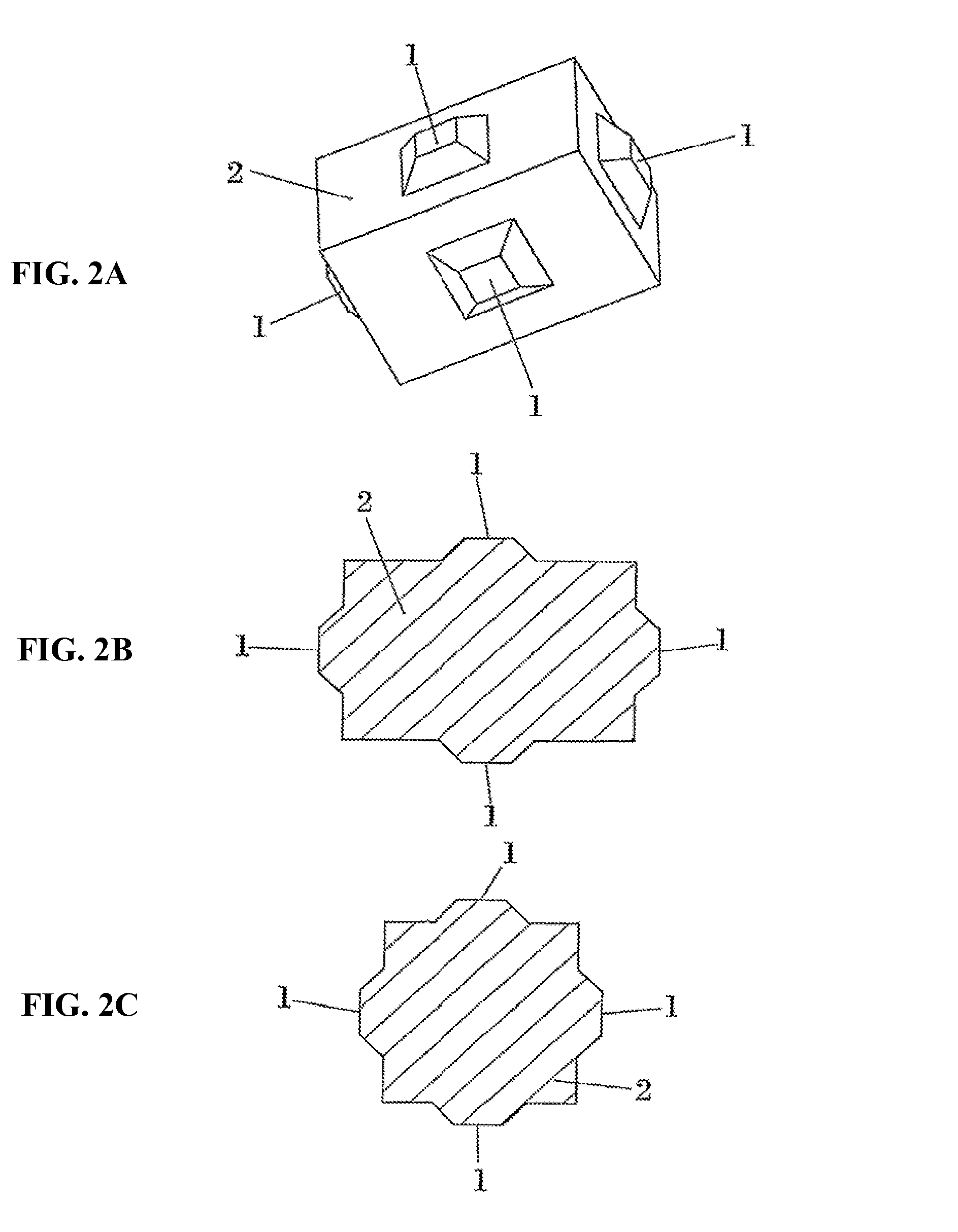 Element used to form breakwaters