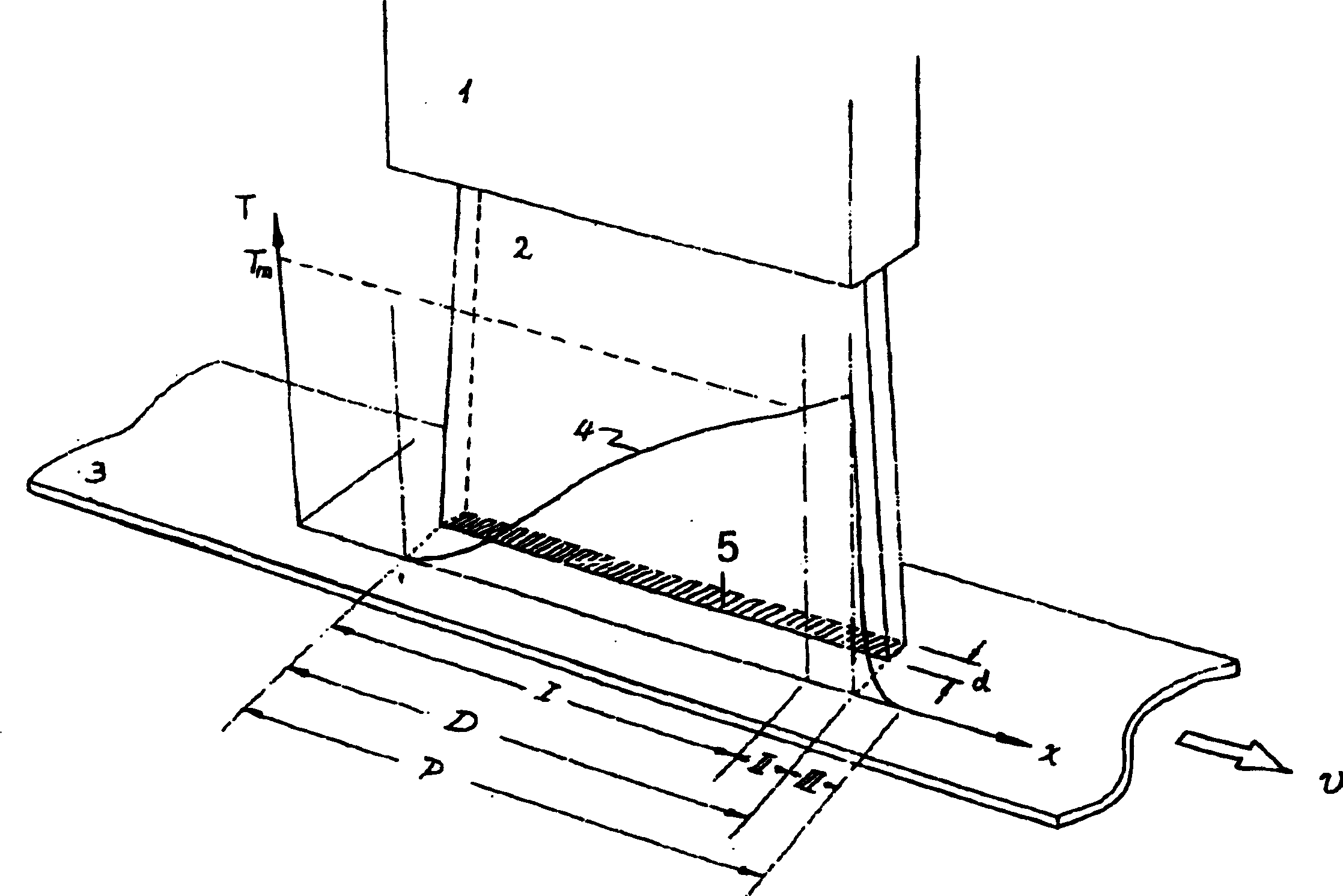 Method and device for connecting plastic material using high welding speed