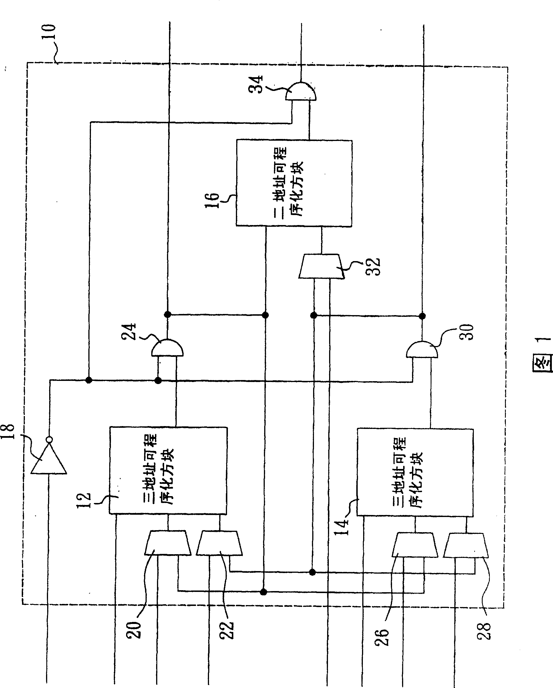 Programmable logical block usable for asynchronous circuit design