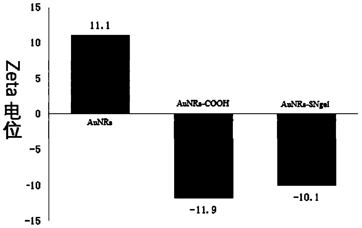 Preparation method of gold nanorod-based engineering nano gel