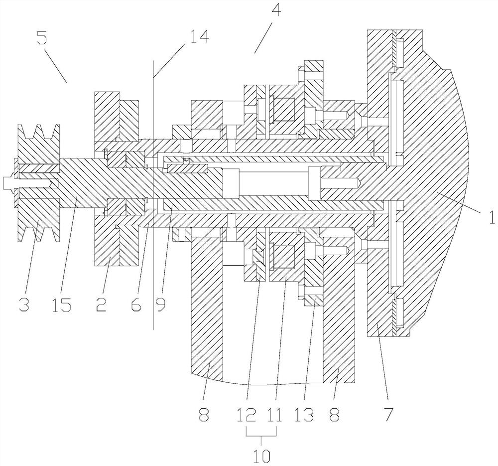 Power swing arm mechanism of cutting machine and cutting machine